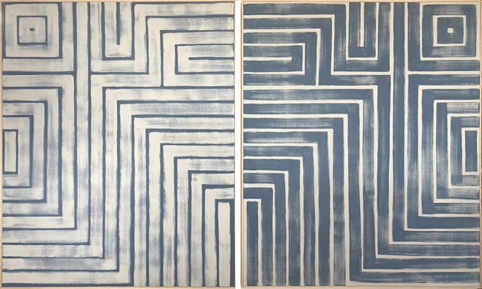 Hidden Passage I+II Diptych