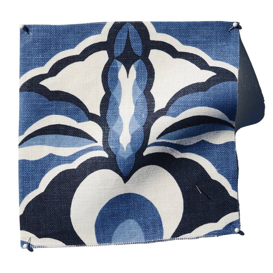 Capri Prussian Blue Fabric